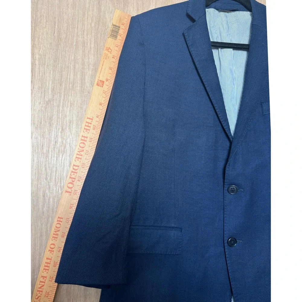 Brooks Brothers Explorer Regent Fit Navy Blue Wool Blend Blazer Sport Coat 42S